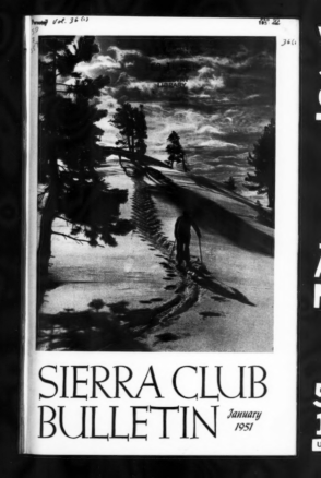 Sierra Club Bulletin 1951 Vol 36 No 1 January thumbnail